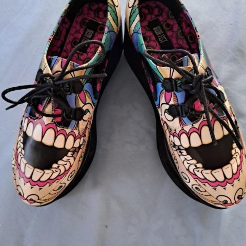 Iron Fist Platform shoes, size 10